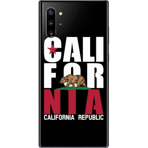 California Black Block Galaxy Note 10 Plus Skin