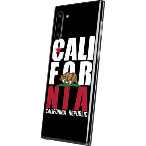 California Black Block Galaxy Note 10 Skin