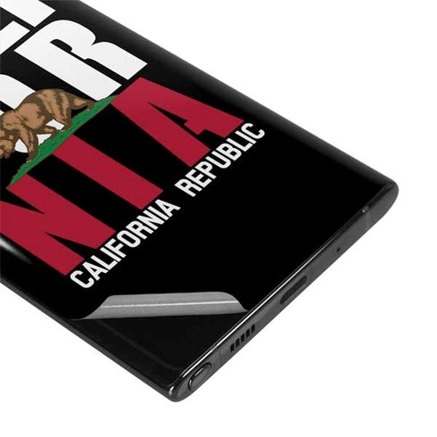 California Black Block Galaxy Note 10 Skin