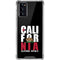 California Black Block Galaxy Note20 5G Clear Case