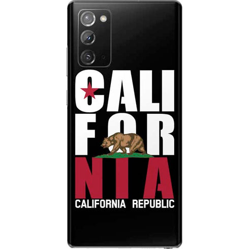 California Black Block Galaxy Note20 5G Skin