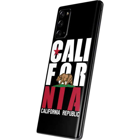 California Black Block Galaxy Note20 5G Skin