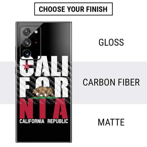 California Black Block Galaxy Note20 Ultra 5G Skin