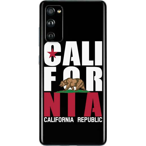 California Black Block Galaxy S20 Fan Edition Skin