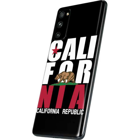 California Black Block Galaxy S20 Fan Edition Skin