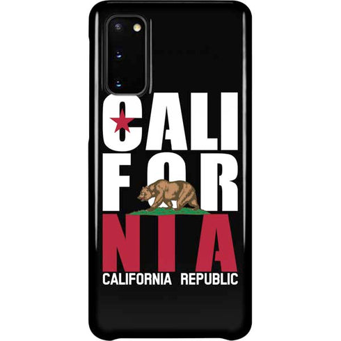 California Black Block Galaxy S20 Lite Case