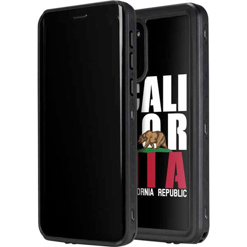 California Black Block Galaxy S20 Plus Waterproof Case