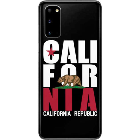 California Black Block Galaxy S20 Skin