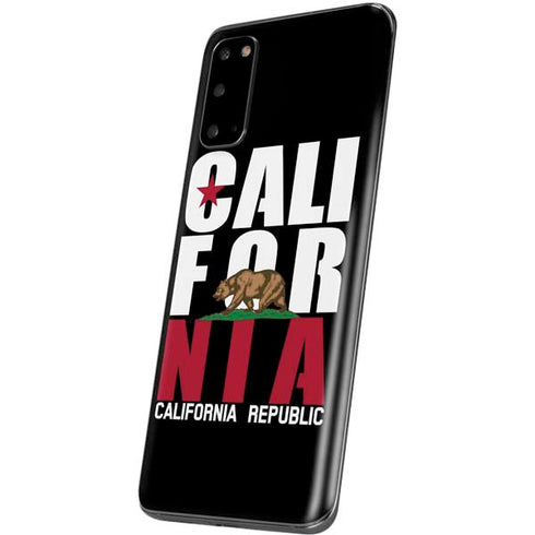 California Black Block Galaxy S20 Skin