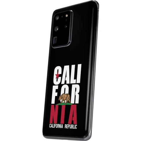 California Black Block Galaxy S20 Ultra 5G Skin