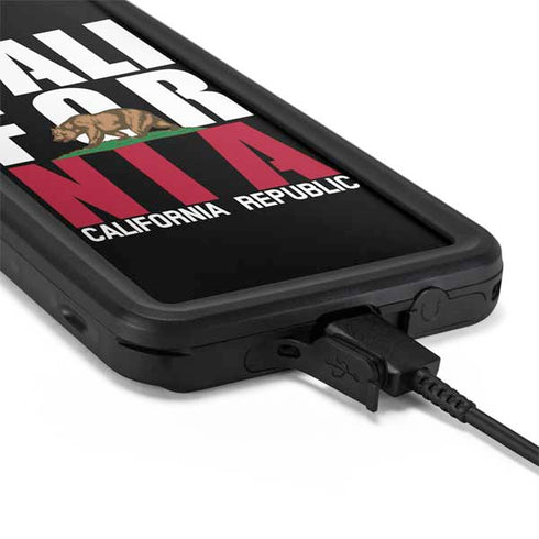 California Black Block Galaxy S20 Waterproof Case