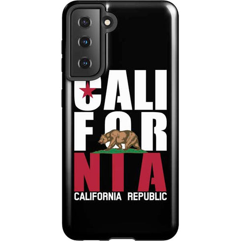 California Black Block Galaxy S21 5G Pro Case