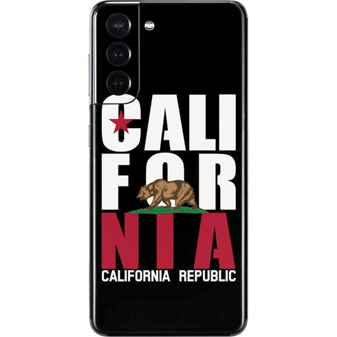 California Black Block Galaxy S21 5G Skin