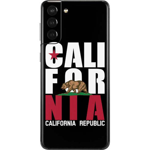 California Black Block Galaxy S21 Plus 5G Skin