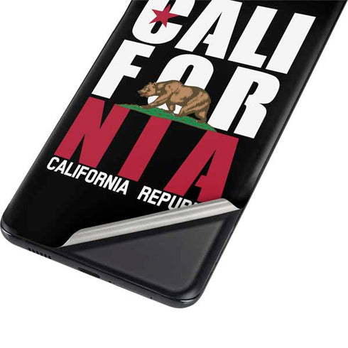 California Black Block Galaxy S21 Plus 5G Skin