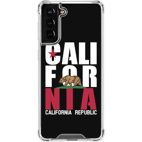 California Black Block Galaxy S22 Plus Clear Case