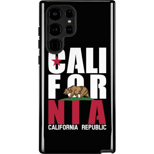 California Black Block Galaxy S22 Ultra Pro Case