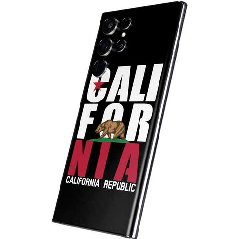 California Black Block Galaxy S22 Ultra Skin