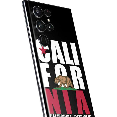 California Black Block Galaxy S22 Ultra Skin