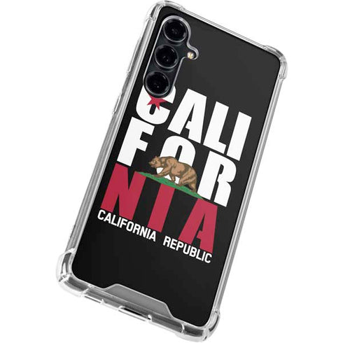 California Black Block Galaxy S23 FE Clear Case