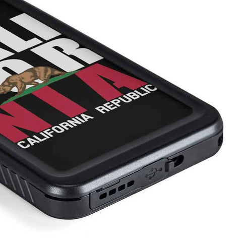 California Black Block Galaxy S23 Plus Waterproof Case