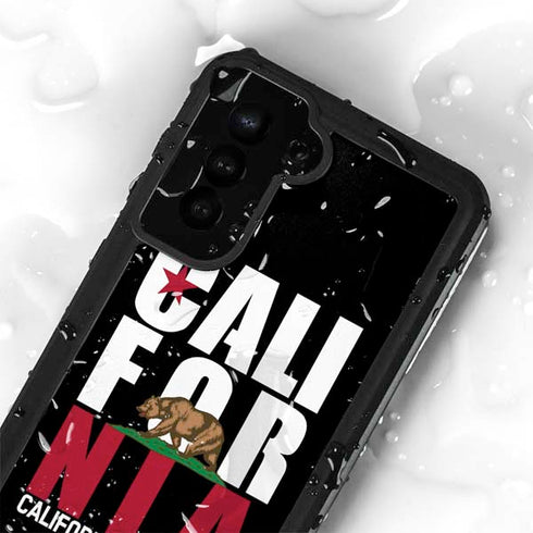 California Black Block Galaxy S23 Plus Waterproof Case