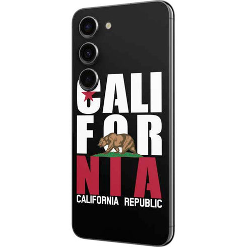 California Black Block Galaxy S23 Skin
