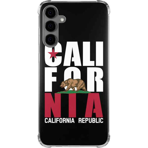 California Black Block Galaxy S24 Plus Clear Case