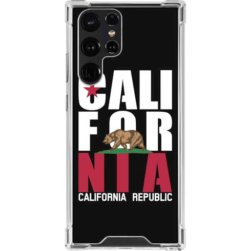 California Black Block Galaxy S24 Ultra Clear Case