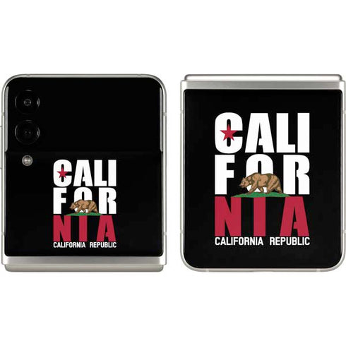 California Black Block Galaxy Z Flip3 5G Skin