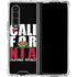 California Black Block Galaxy Z Fold4 5G Clear Case