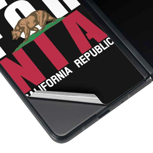 California Black Block Galaxy Z Fold4 5G Skin