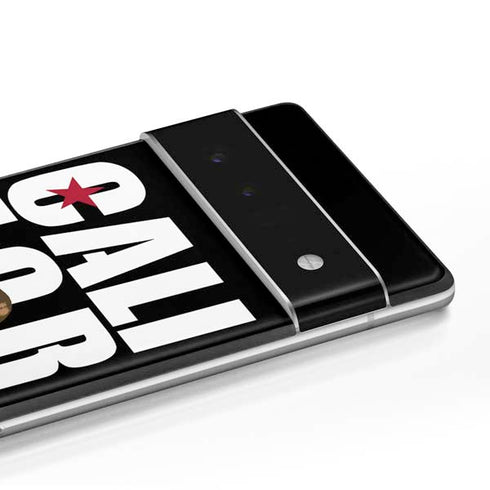 California Black Block Google Pixel 6 Skin