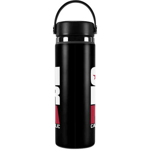 California Black Block Hydro Flask 20oz Wide Mouth Skin