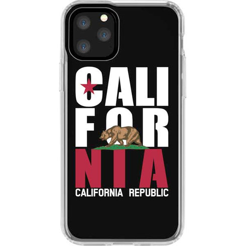 California Black Block iPhone 11 Pro Clear Case