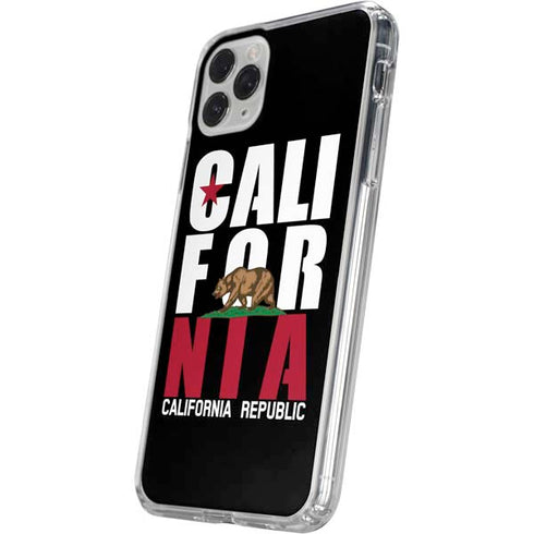 California Black Block iPhone 11 Pro Clear Case