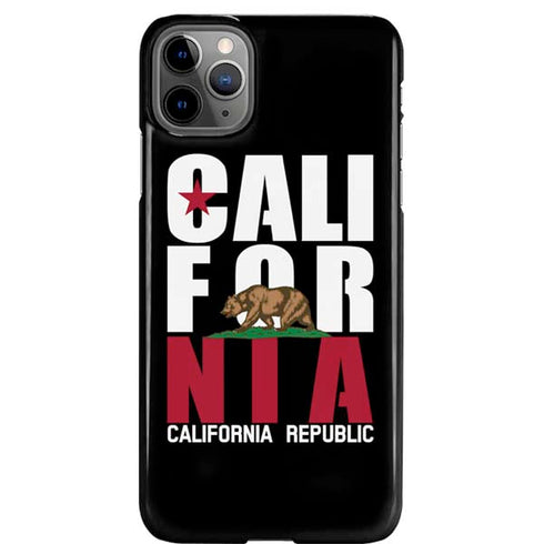 California Black Block iPhone 11 Pro Max Lite Case