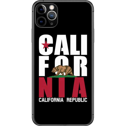 California Black Block iPhone 11 Pro Max Skin