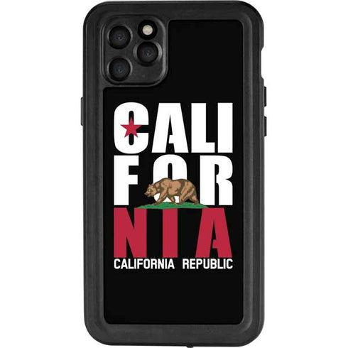 California Black Block iPhone 11 Pro Max Waterproof Case