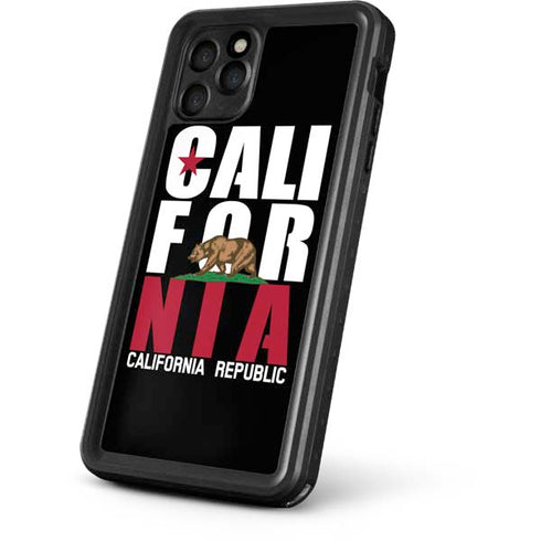 California Black Block iPhone 11 Pro Max Waterproof Case