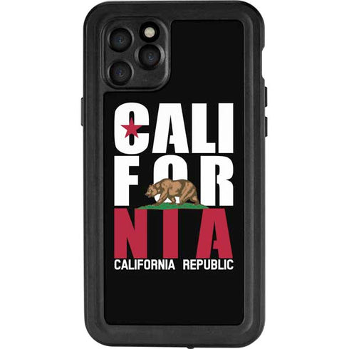 California Black Block iPhone 11 Pro Waterproof Case