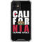 California Black Block iPhone 12 Clear Case