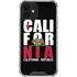 California Black Block iPhone 12 Clear Case
