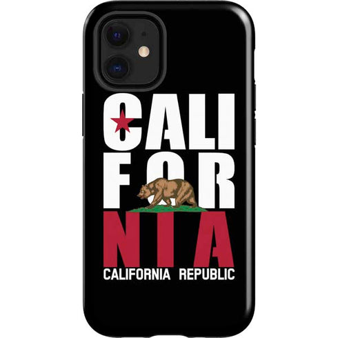 California Black Block iPhone 12 Mini Impact Case