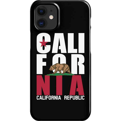 California Black Block iPhone 12 Mini Lite Case