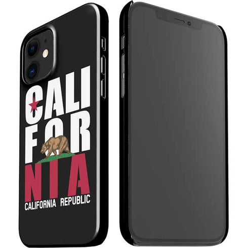 California Black Block iPhone 12 Mini Lite Case