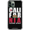 California Black Block iPhone 12 Pro Clear Case