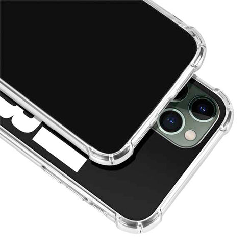 California Black Block iPhone 12 Pro Clear Case