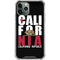 California Black Block iPhone 12 Pro Max Clear Case