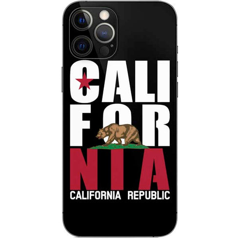 California Black Block iPhone 12 Pro Max Skin